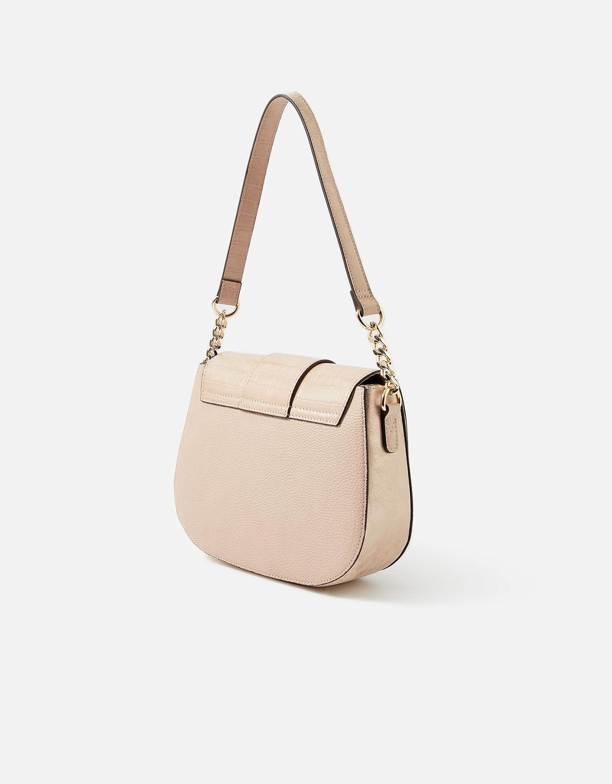 Buckle Saddle Shoulder Bag Pink Shop All Accessorize ROI