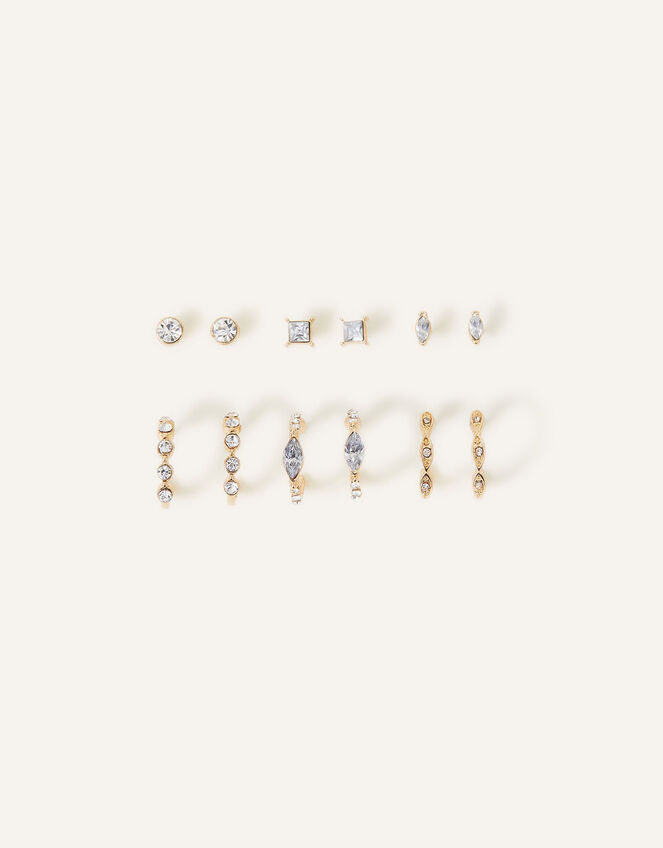 Hoop and Stud Earrings 6 Pack, , large