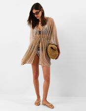 Shimmer Mini Kaftan, Gold (GOLD), large