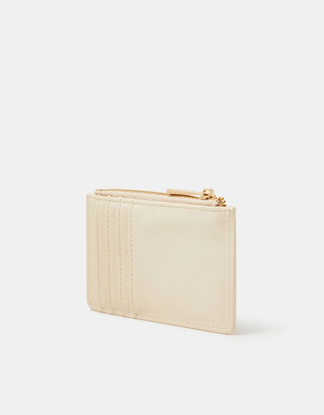 Floral Embroidered Card Holder, , large