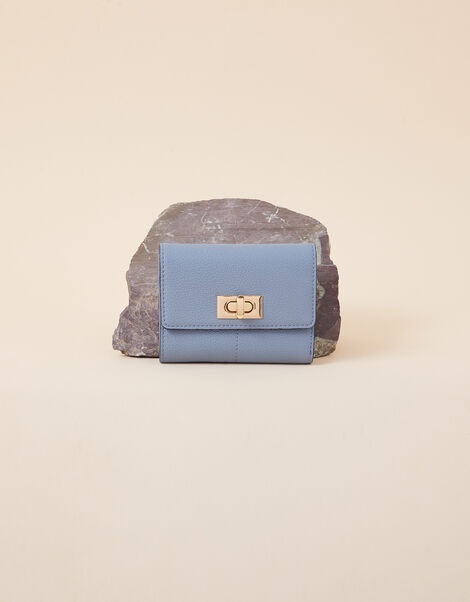 Small Twist-Lock Purse, Blue (BLUE), large