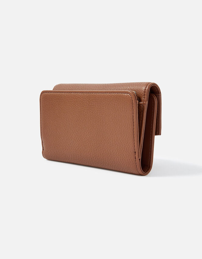 Bee Twist Lock Purse, Tan (TAN), large