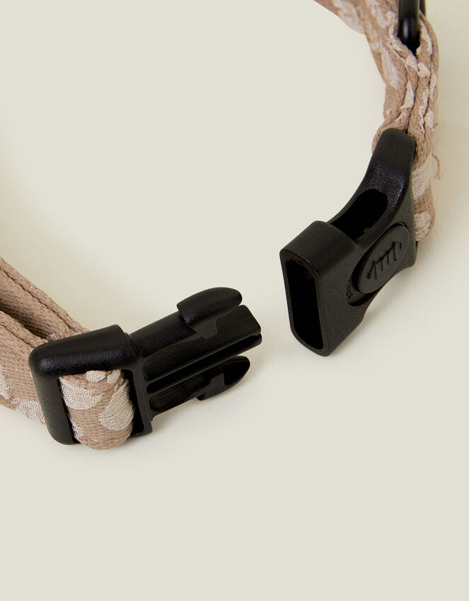 Cocopup London Floral Print Dog Collar Natural, Natural (NATURAL), large