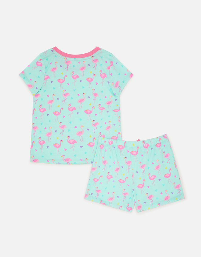 Girls Flamingo PJ Short Set, Multi (BRIGHTS-MULTI), large