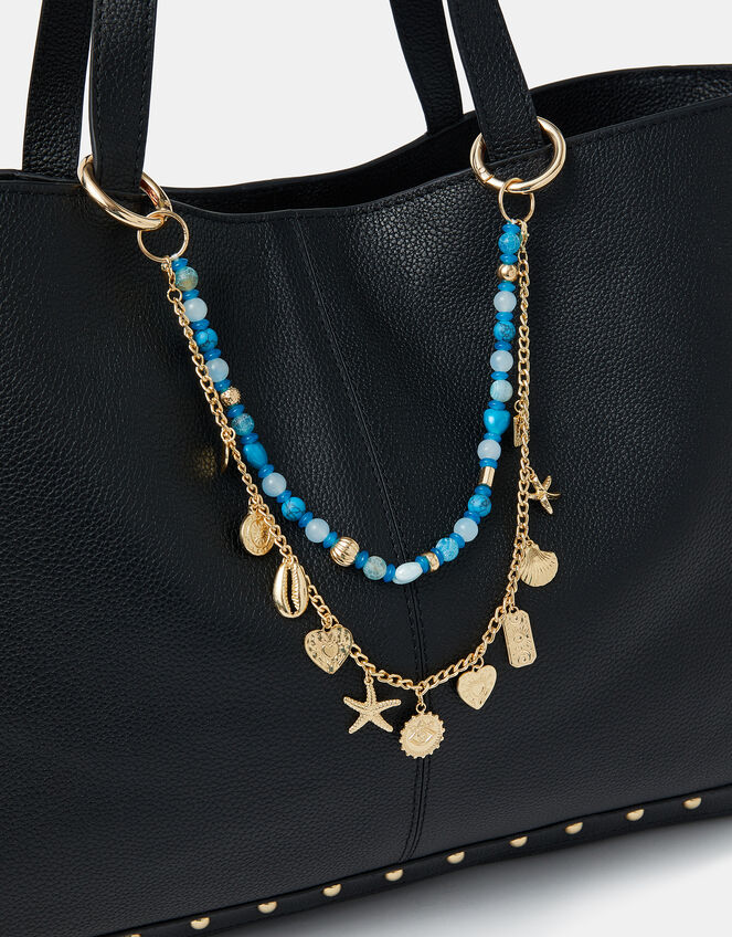 Beaded Sea Chain Bag Charm, , large