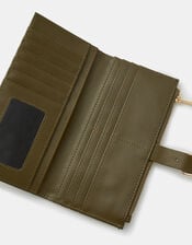 Faux Suede Buckle Purse, , large