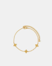 Stainless Steel Clover Station Bracelet, , large