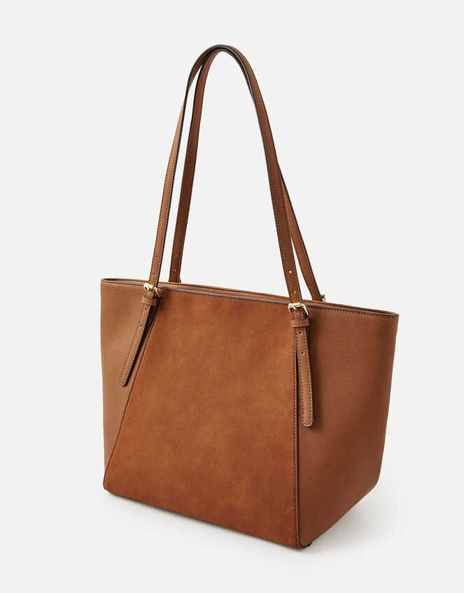 Leonie Tote Bag, Tan (TAN), large