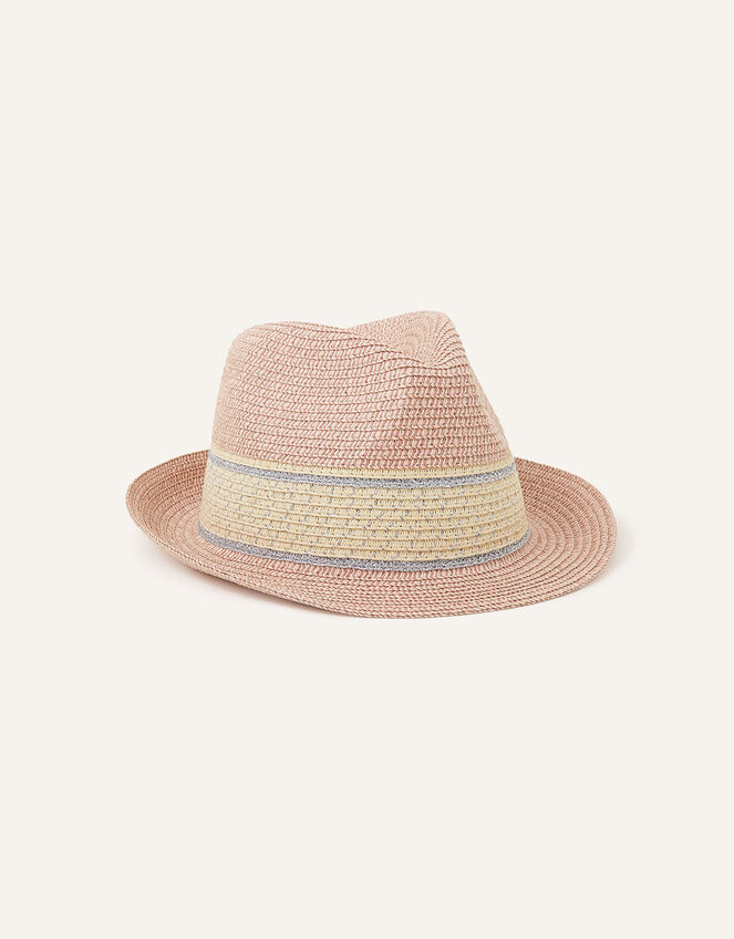 Sarah Sparkle Trilby Hat, Pink (PINK), large