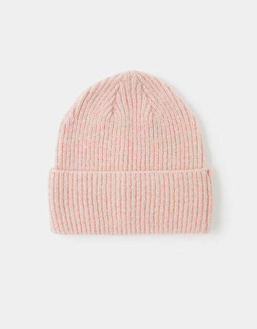 Soho Knit Beanie Hat, Pink (PALE PINK), large