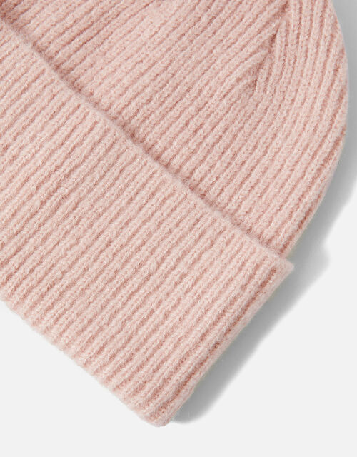 Soho Knit Beanie Hat, Pink (PALE PINK), large