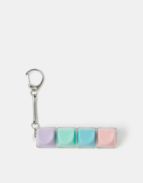 Girls Mini Cat Keyboard Fidget Toy Keyring, , large