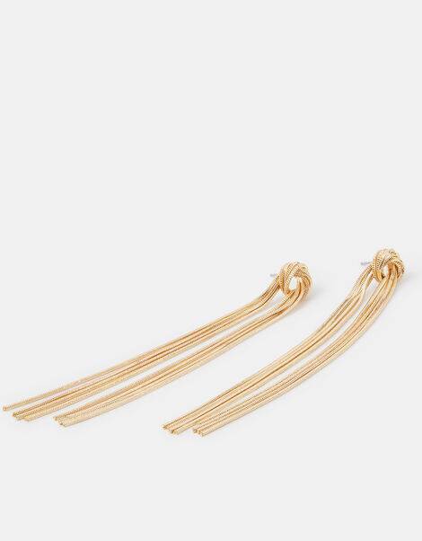 Slinky Knot Drop Earrings, , large