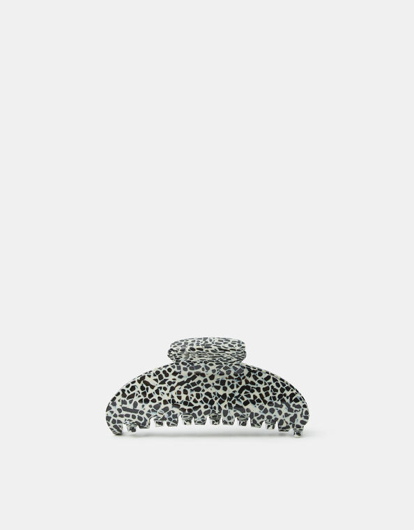 Speckled Monochrome Claw Clip, , large
