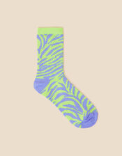 Statement Tiger Print Socks, , large
