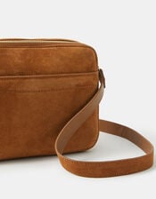 Small Suede Crossbody Bag, , large