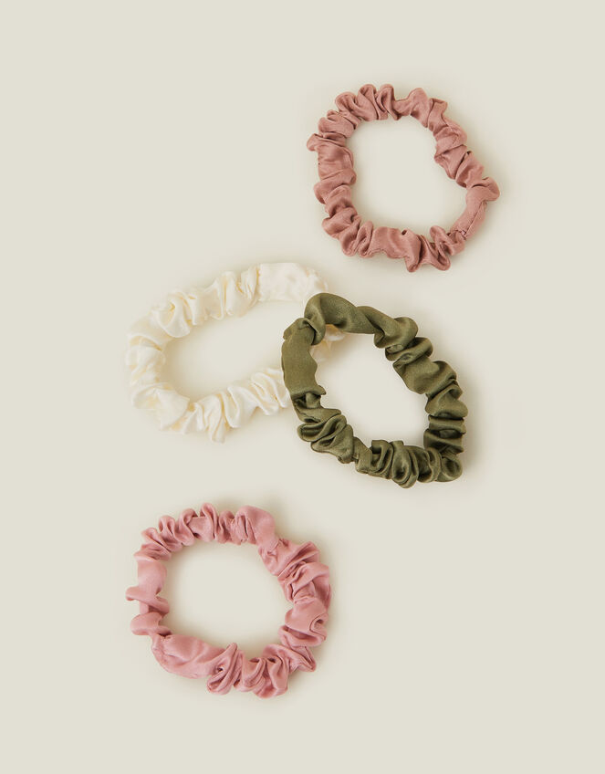 Silk Scrunchies 5 Pack, , large