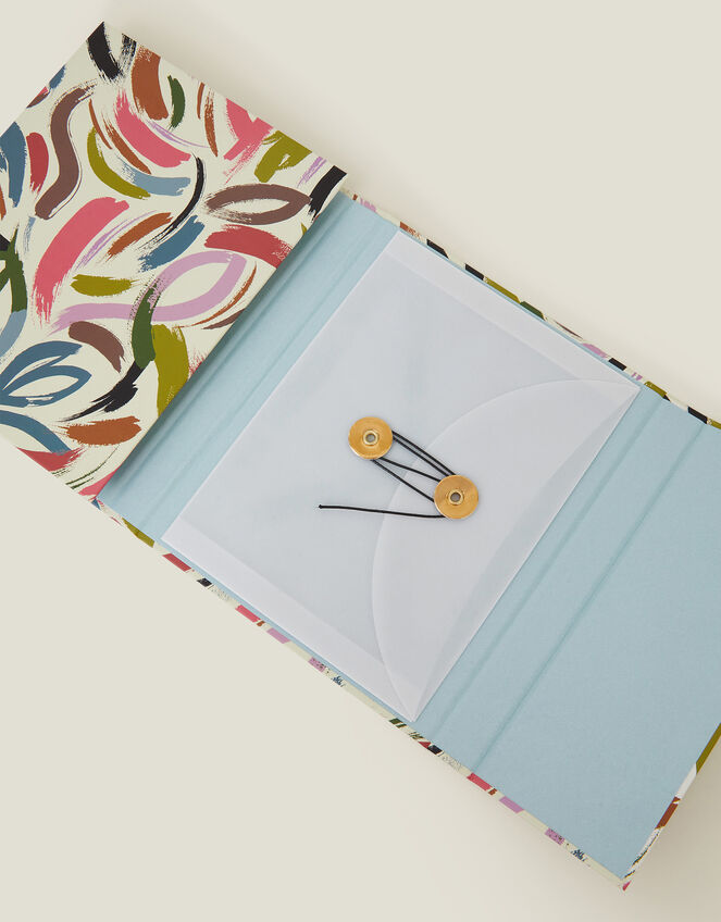 Abstract Print Notepad Stationery Set, , large