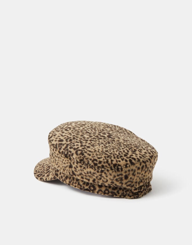 Cheetah Print Baker Boy Hat, , large
