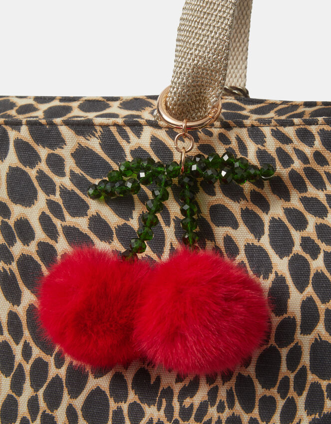Cherry Pom Bag Charm, , large