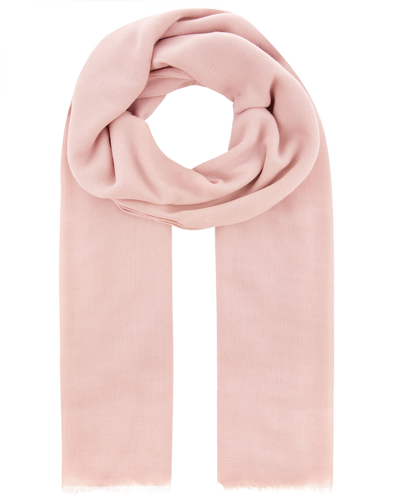 Pale pink scarf