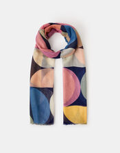 Lightweight Retro Spot Scarf, , large