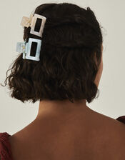 4-Pack Square Resin Claw Clips, , large