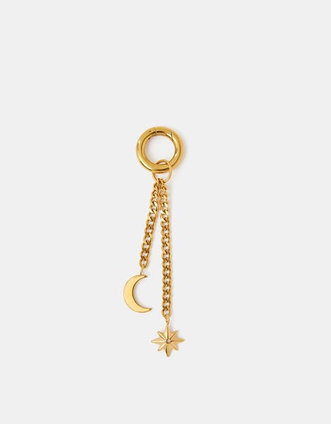 Stainless Steel Celestial Keyring, , large