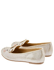Metallic Unicorn Slipper Shoes, Gold (GOLD), large