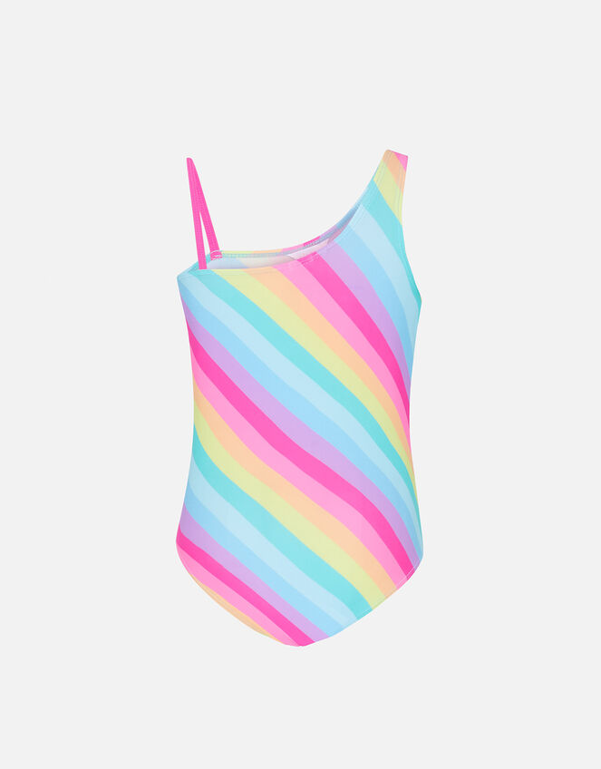 Kids Rainbow Stripe Swimsuit, Multi (BRIGHTS-MULTI), large