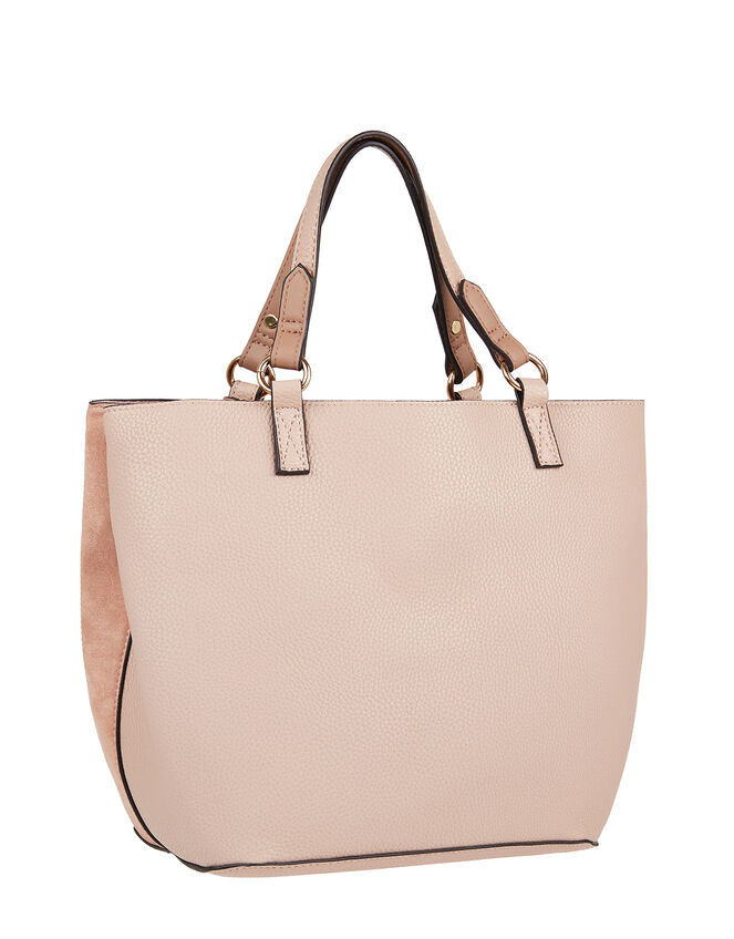 Betty Handheld Bucket Bag, Nude (NUDE), large