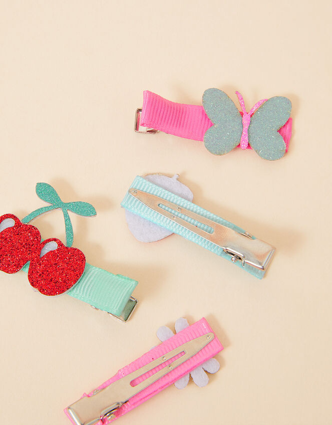 Retro Spring Hair Clips 4 Pack, , large