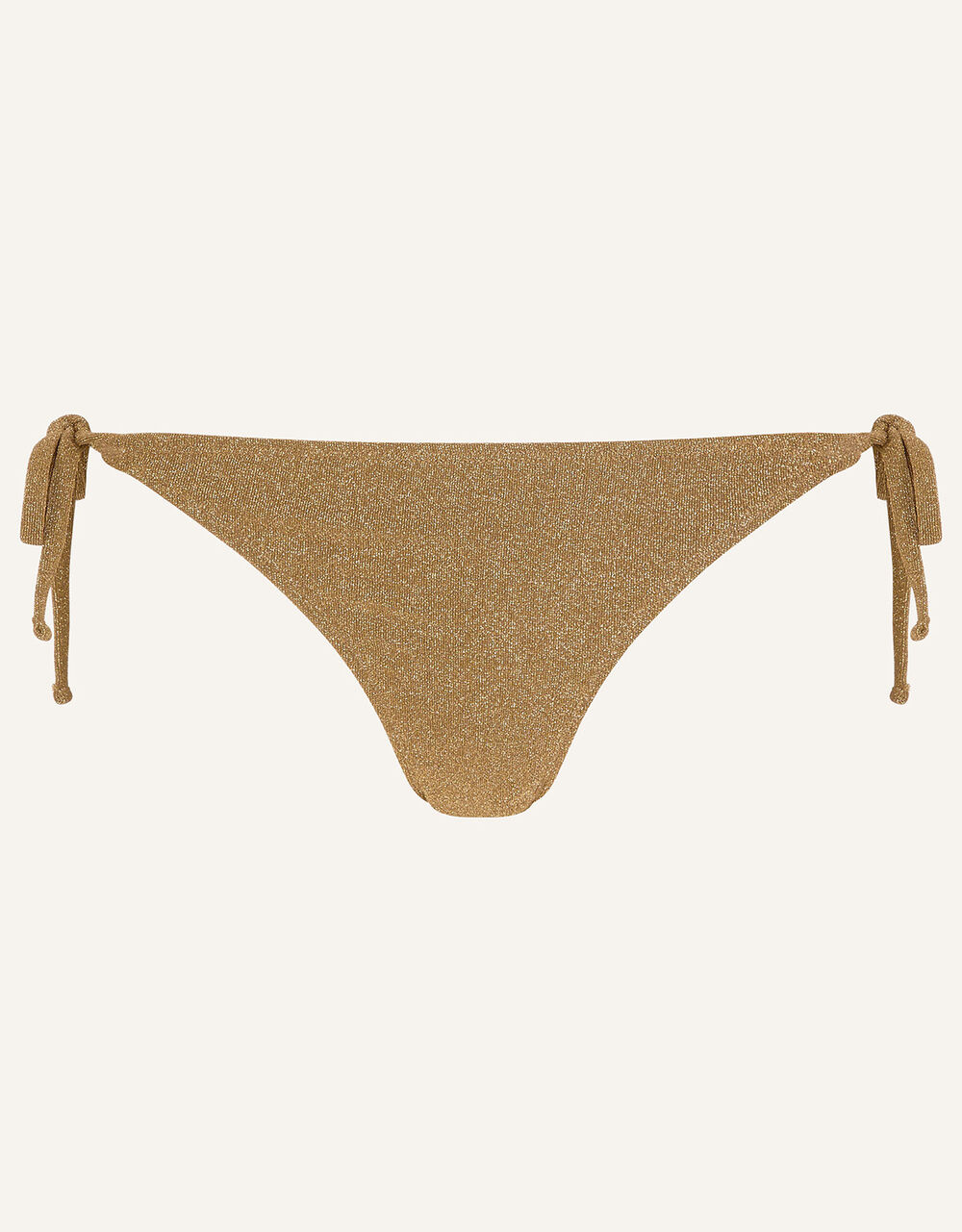 Shimmer Bikini Bottoms Gold Bikini bottoms Accessorize UK