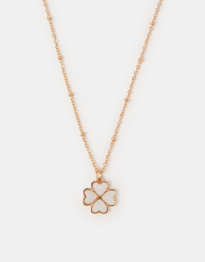 Lucky Clover Pendant Necklace, , large