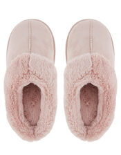 Suedette Mule Slippers, Pink (PINK), large