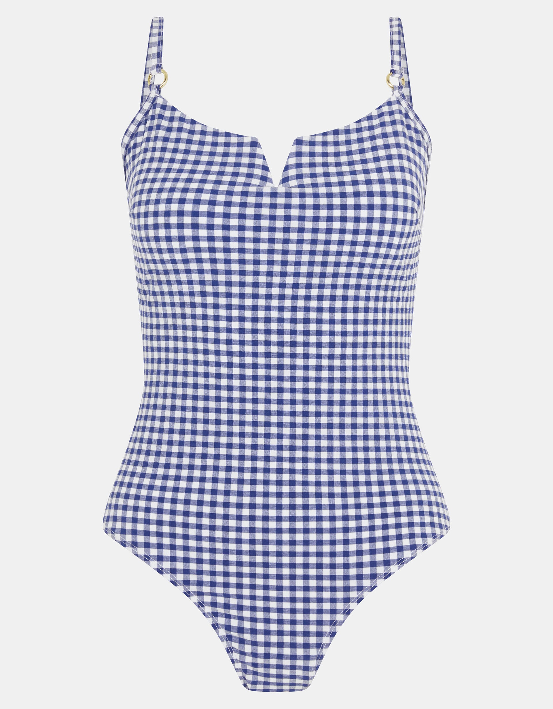 Gingham Shaping Swimsuit Blue | Swimsuits | Accessorize UK