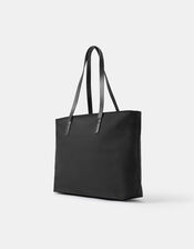 Harper Nylon Laptop Tote Bag, Black (BLACK), large