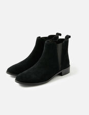 Harriet Suede Boots, Black (BLACK), large