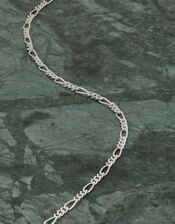 Sterling Silver Chain Anklet, , large