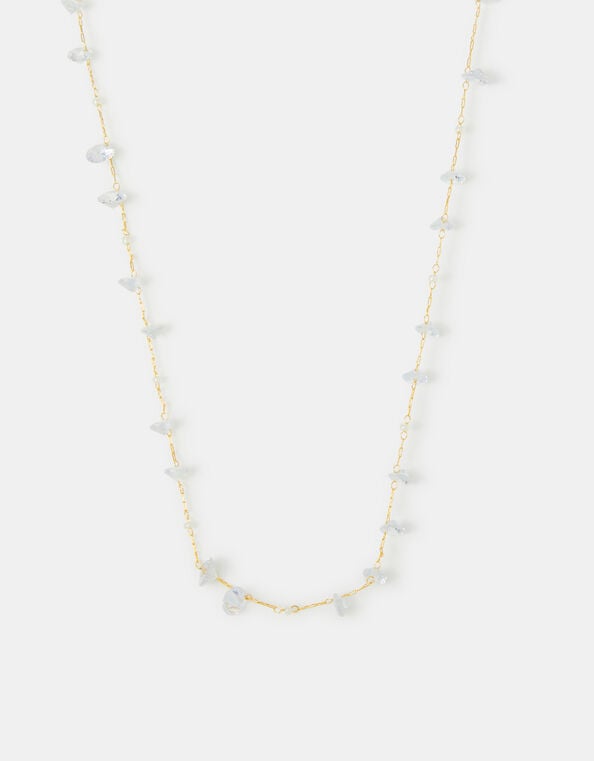 14ct Gold-Plated Multi Stone Necklace, , large
