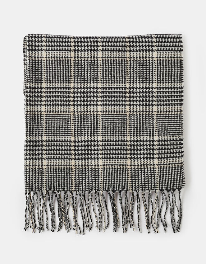 Bowey Check Blanket Scarf, , large