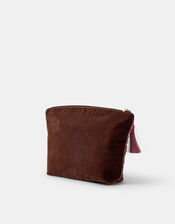 Large Celestial Embellished Velvet Pouch, , large