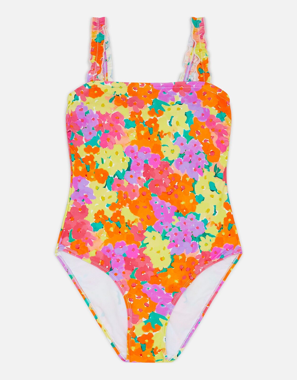 Accessorize ruffle swimsuit shop