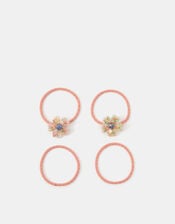 4-Pack Girls Glitter Star Hair Bands, , large