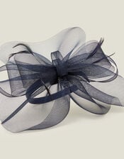 Mini Crin Fascinator, Blue (NAVY), large