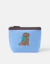 Accessorize x Good Manners Dog Embroidered Pouch, , large