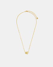 Stainless Steel Double Bead Pendant Necklace, , large