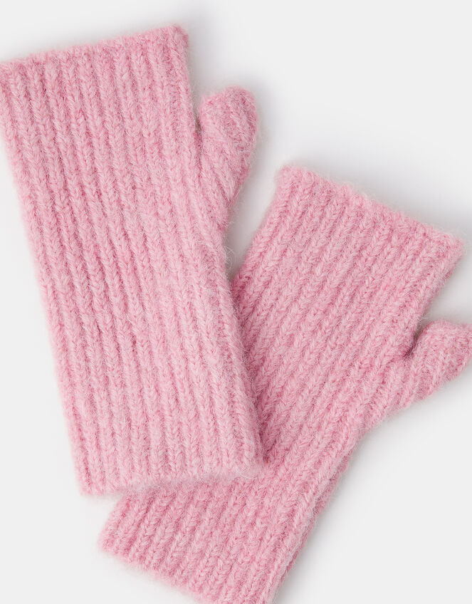 Knit Wrist Warmers, , large