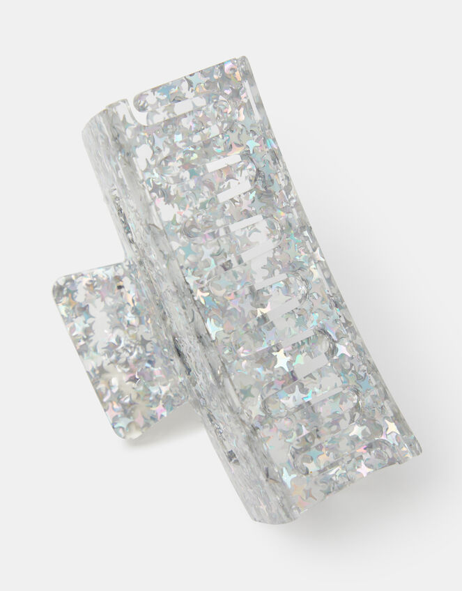 Star Confetti Resin Claw Clip, , large