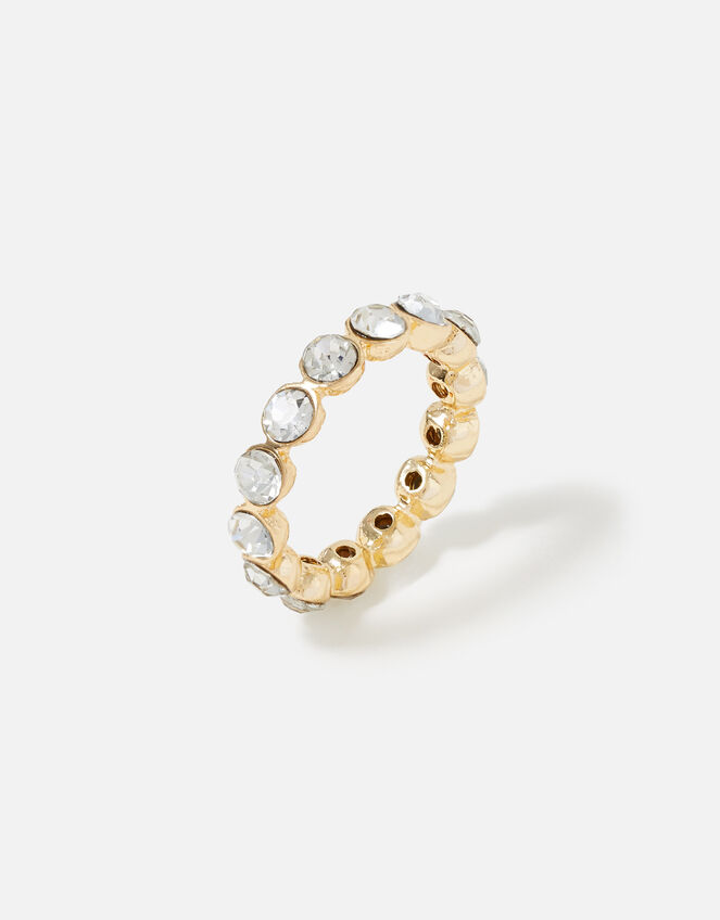 Feel Good Bezel Cut Eternity Ring , White (CRYSTAL), large